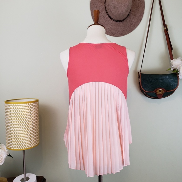 Urban Outfitters Sparkle & Fade Pink Chiffon Tank - Picture 3 of 6